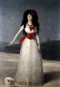 Francisco de goya y Lucientes The Duchess of Alba oil painting on canvas